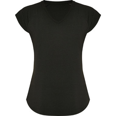 AVUS Жіноча спортивна футболка з коротким рукавом в стилі ranglan, колір чорний  розмір S - CA66580102- Фото №1