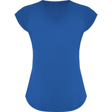 AVUS Жіноча спортивна футболка з коротким рукавом в стилі ranglan, колір королівський синій  розмір S - CA66580105- Фото №1