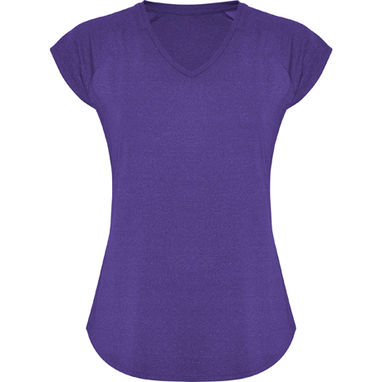 AVUS Универсальная женская спортивная футболка с коротким рукавом реглан, цвет лиловый  размер S - CA665801253- Фото №1
