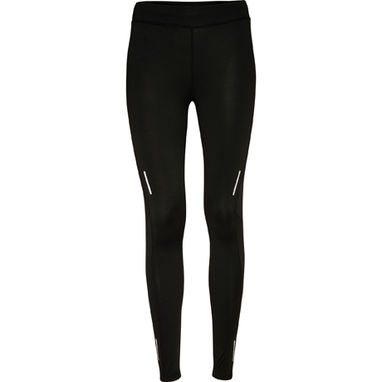 ADELAIDA Спортивные длинные женские тайтсы с эластичным поясом и внутренним поперечным шнуром для легкой регулировки, цвет черный  размер S - LG04590102- Фото №1