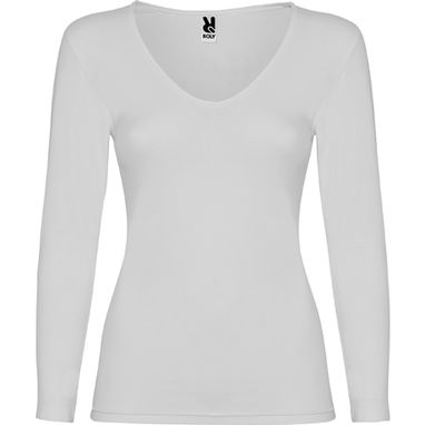 ZEN Нижняя женская футболка с длинным рукавом, цвет белый  размер S - RI25200101- Фото №1