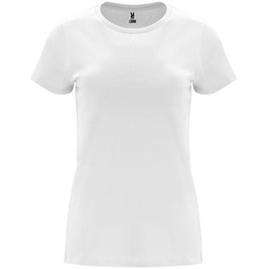 CAPRI Женская футболка с коротким рукавом, цвет белый  размер S - CA66830101- Фото №1