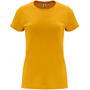 CAPRI Женская футболка с коротким рукавом, цвет оранжевый  размер S - CA66830131- Фото №1