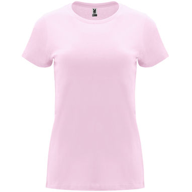 CAPRI Женская футболка с коротким рукавом, цвет светло-розовый  размер S - CA66830148- Фото №1
