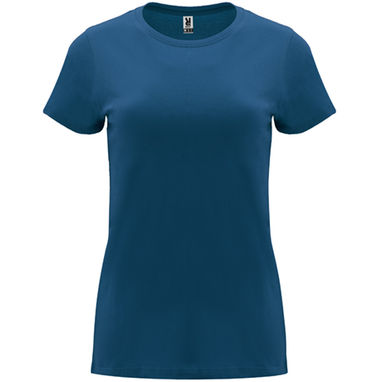CAPRI Женская футболка с коротким рукавом, цвет темно-синий  размер S - CA66830155- Фото №1