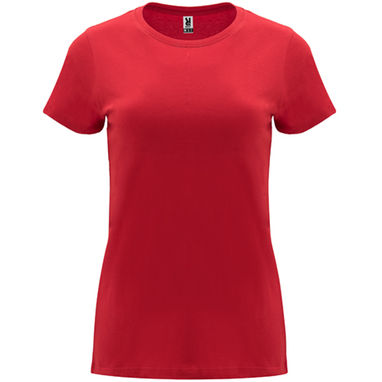 CAPRI Женская футболка с коротким рукавом, цвет красный  размер S - CA66830160- Фото №1