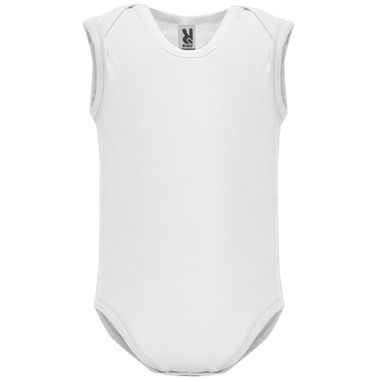SWEET Боді для немовляти без рукавів гладкої в´язки, колір білий  розмір 9 MONTHS - BD720110301- Фото №1