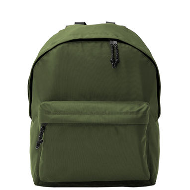 MARABU Базовий рюкзак із застібкою на блискавці, колір армійський зелений  розмір ONE SIZE - BO71249015- Фото №1