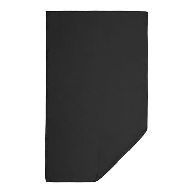 CORK Спортивное полотенце из микрофибры, цвет черный  размер 70x120 - TW711910802- Фото №1