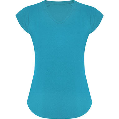 AVUS Жіноча спортивна футболка з коротким рукавом в стилі реглан, колір бірюзовий  розмір S - CA665801246- Фото №1