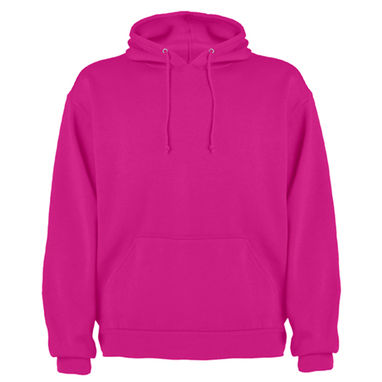 CAPUCHA Толстовка з капюшоном з кишенею типу кенгуру, колір яскраво-рожевий  розмір XL - SU10870478- Фото №1