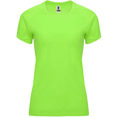 BAHRAIN WOMAN Женская футболка с коротким рукавом, цвет флюорисцентный зеленый  размер S - CA040801222- Фото №1