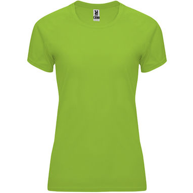 BAHRAIN WOMAN Женская футболка с коротким рукавом, цвет лайм  размер S - CA040801225- Фото №1