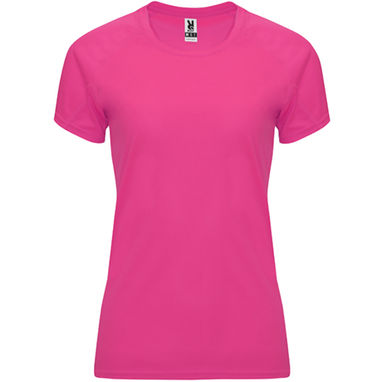 BAHRAIN WOMAN Жіноча футболка з коротким рукавом, колір флюорісцентний рожевий  розмір S - CA040801228- Фото №1