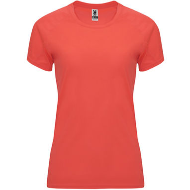 BAHRAIN WOMAN Жіноча футболка з коротким рукавом, колір флюорісцентний кораловий  розмір S - CA040801234- Фото №1