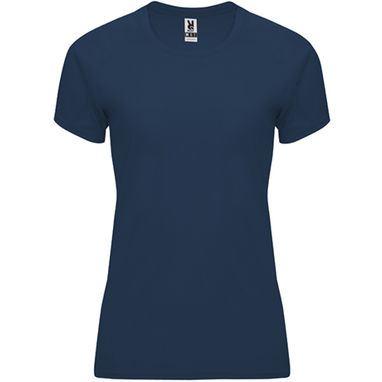 BAHRAIN WOMAN Женская футболка с коротким рукавом, цвет темно-синий  размер S - CA04080155- Фото №1
