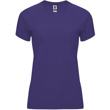 BAHRAIN WOMAN Женская футболка с коротким рукавом, цвет пурпурный  размер S - CA04080163- Фото №1