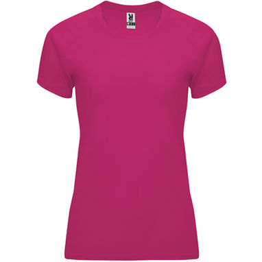 BAHRAIN WOMAN Жіноча футболка з коротким рукавом, колір яскраво-рожевий  розмір S - CA04080178- Фото №1
