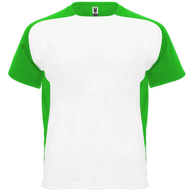 BUGATTI Футболка с коротким рукавом, цвет белый, ярко-зеленый  размер M - CA63990201226- Фото №1