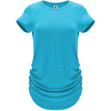 AINTREE Жіноча технічна футболка з коротким рукавом, колір бірюзовий  розмір S - CA666401246- Фото №1