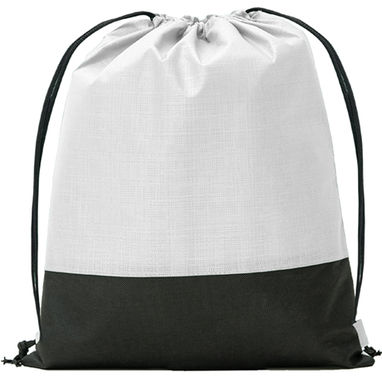 GAVILAN Комбинированная сумка из из спанбонда с эффектом металлик и простого черного материала, цвет белый, черный  размер ONE SIZE - BO7509900102- Фото №1