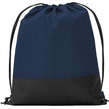 GAVILAN Комбинированная сумка из из спанбонда с эффектом металлик и простого черного материала, цвет темно-синий, черный  размер ONE SIZE - BO7509905502- Фото №1