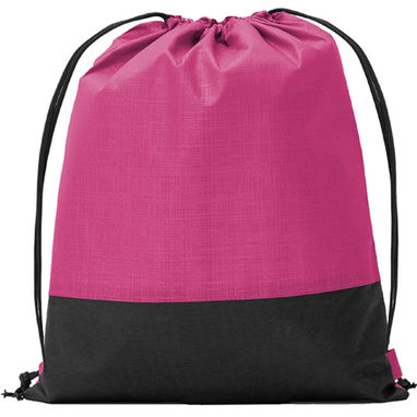 GAVILAN Комбинированная сумка из из спанбонда с эффектом металлик и простого черного материала, цвет ярко-розовый, черный  размер ONE SIZE - BO7509907802- Фото №1