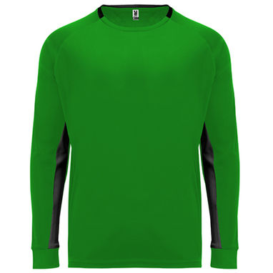 PORTO Футболка для голкіпера, колір папороть зелений, чорний  розмір 8 - CA04132522602- Фото №1