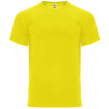 MONACO Футболка унисекс с коротким рукавом, цвет желтый  размер XS - CA64010003- Фото №1