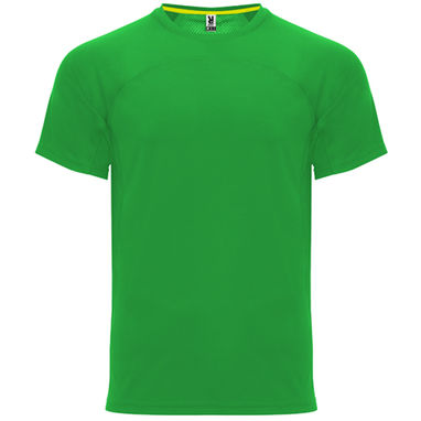 MONACO Футболка унисекс с коротким рукавом, цвет ярко-зеленый  размер XS - CA640100226- Фото №1