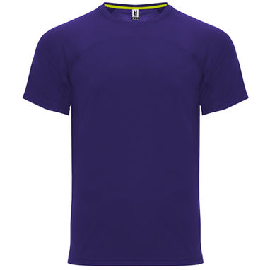 MONACO Футболка унисекс с коротким рукавом, цвет пурпурный  размер S - CA64010163- Фото №1