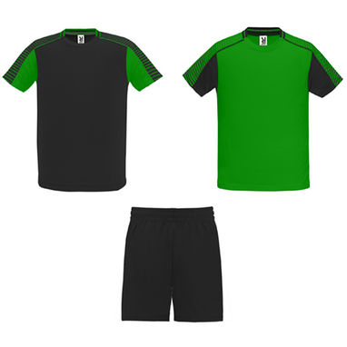 JUVE Спортивний комплект унісекс, колір папороть зелений, чорний  розмір 2XL - CJ05250522602- Фото №1