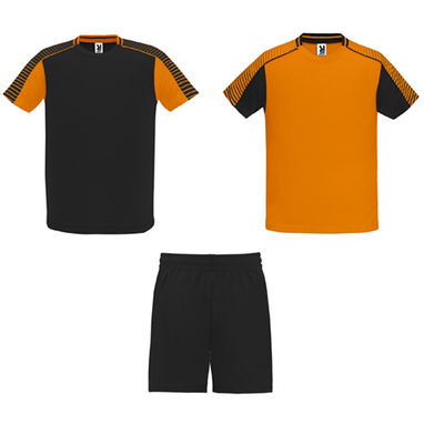 JUVE Спортивний комплект унісекс, колір помаранчевий, чорний  розмір 2XL - CJ0525053102- Фото №1