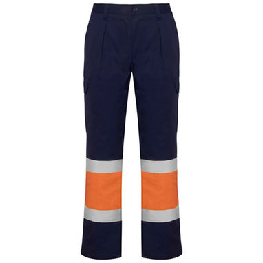SOAN Багатокишенькові зимові штани високої видимості, колір темно-синій, флуоресцентний помаранчевий  розмір 38 - HV93015555223- Фото №1