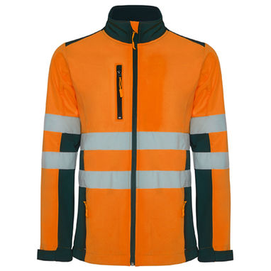 ANTARES Kуртка Soft Shell високою видимості, колір темно-синій, флуоресцентний помаранчевий  розмір 2XL - HV93030555223- Фото №1