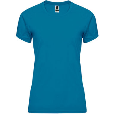 BAHRAIN WOMAN Женская футболка с коротким рукавом, цвет лунный голубой  размер S - CA04080145- Фото №1