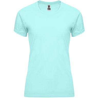BAHRAIN WOMAN Женская футболка с коротким рукавом, цвет мятный зеленый  размер S - CA04080198- Фото №1