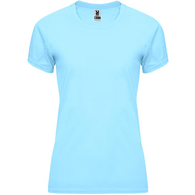 BAHRAIN WOMAN Женская футболка с коротким рукавом, цвет небесно-голубой  размер S - CA04080110- Фото №1