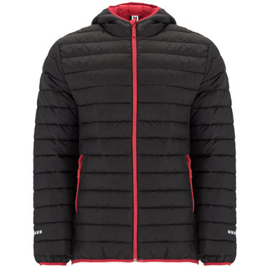 NORWAY SPORT Мягкая спортивная куртка с наполнителем похожим на пух, цвет черный, красный  размер S - RA5097010260- Фото №1
