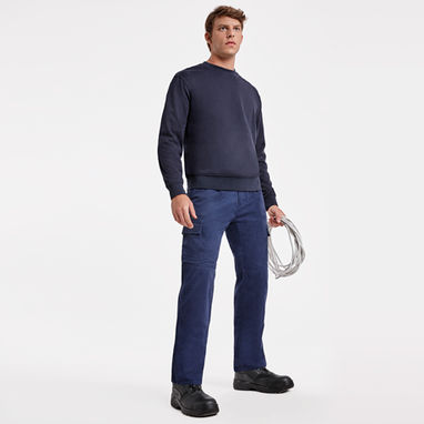 SAFETY Довгі штани з міцної бавовняної тканини:, колір темно-синій  розмір 44 - PA50965855- Фото №2