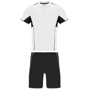 BOCA Спортивний комплект комбінований з трьох тканин:, колір білий, чорний  розмір M - CJ0346020102- Фото №1