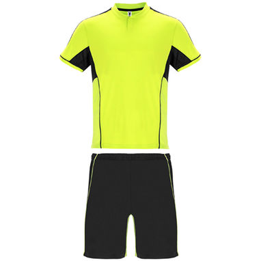 BOCA Спортивний комплект комбінований з трьох тканин:, колір флуорисцентний жовтий, чорний  розмір M - CJ03460222102- Фото №1