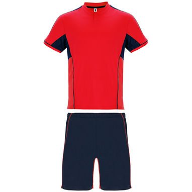 BOCA Спортивний комплект комбінований з трьох тканин:, колір червоний, темно-синій  розмір M - CJ0346026055- Фото №1