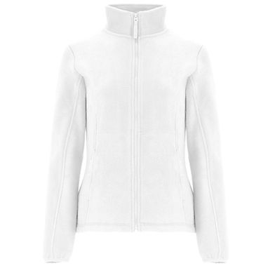 ARTIC WOMAN Флисовая куртка с воротником на высокой подкладке и усиленными швами в тон, цвет белый  размер S - CQ64130101- Фото №1