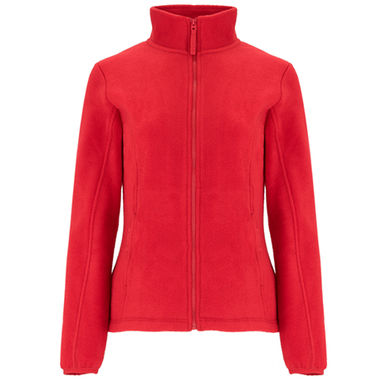 ARTIC WOMAN Флисовая куртка с воротником на высокой подкладке и усиленными швами в тон, цвет красный  размер S - CQ64130160- Фото №1