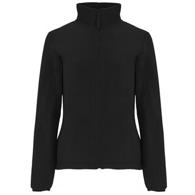 ARTIC WOMAN Флисовая куртка с воротником на высокой подкладке и усиленными швами в тон, цвет черный  размер XL - CQ64130402- Фото №1