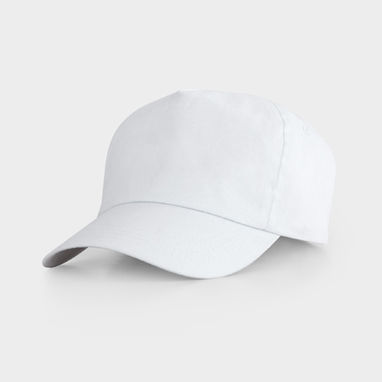 URANUS 5 панельна кепка, колір білий  розмір ONE SIZE - GO70419001- Фото №2