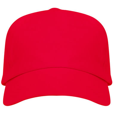 URANUS 5 панельна кепка, колір червоний  розмір ONE SIZE - GO70419060- Фото №1