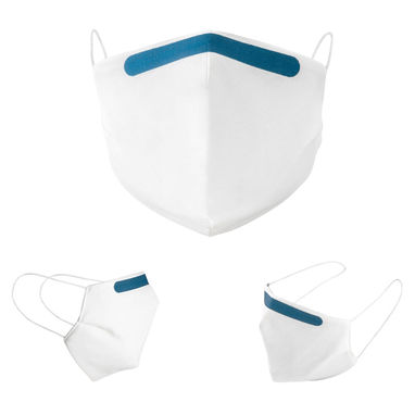 SANGER. Reusable textile mask, колір синій - 98907-104- Фото №1