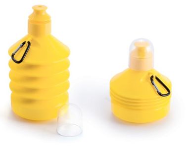 Бутылка складывающаяся Luns, цвет желтый - AP741562-02- Фото №3